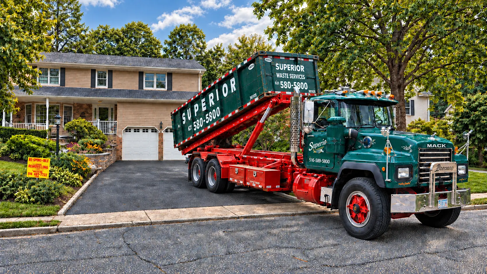 Residential Dumpster Rentals on Long Island