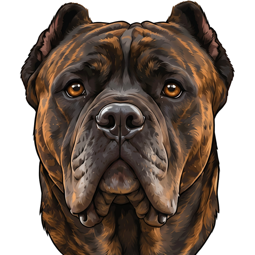 Titon the black pit bull live chat mascot